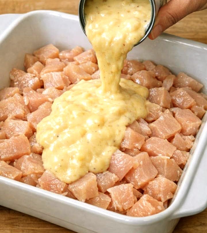 Creamy Amish Chicken Noodle Bake