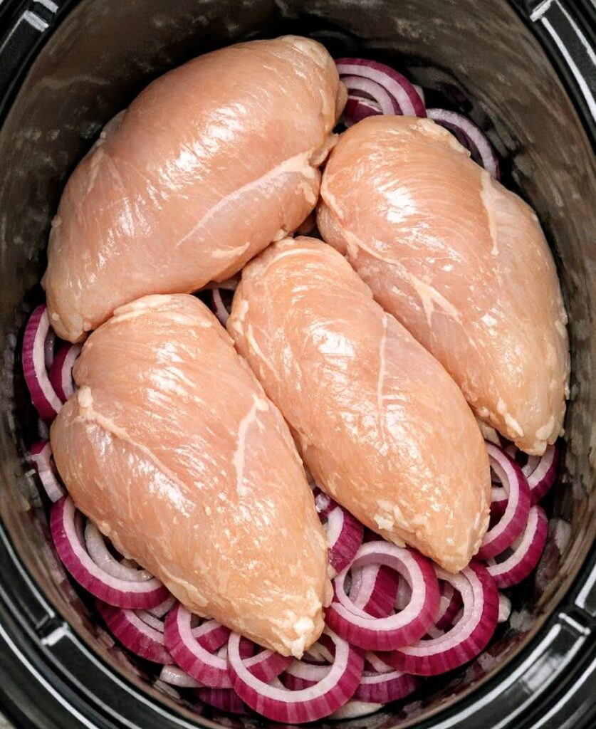 4-Ingredient Slow Cooker Ranch Chicken