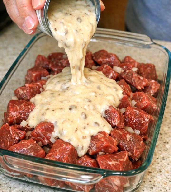 Creamy Mushroom Beef Bake