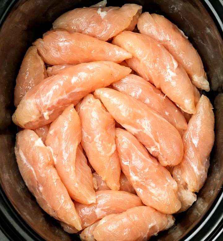 Slow Cooker BBQ Honey Chicken Tenders