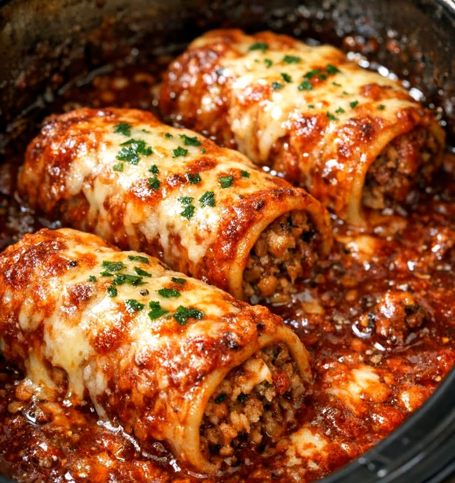 Slow Cooker Manicotti