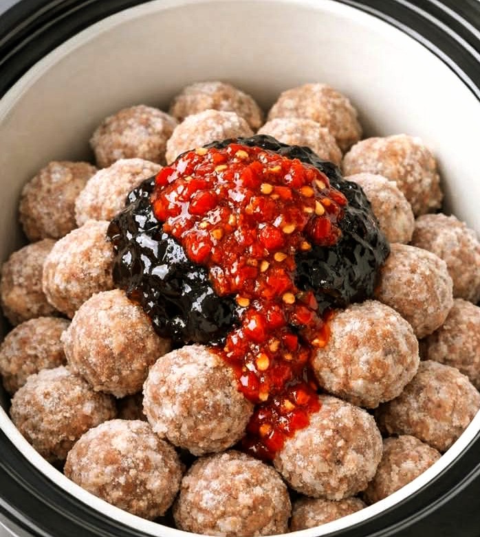 Slow Cooker Party Meatballs