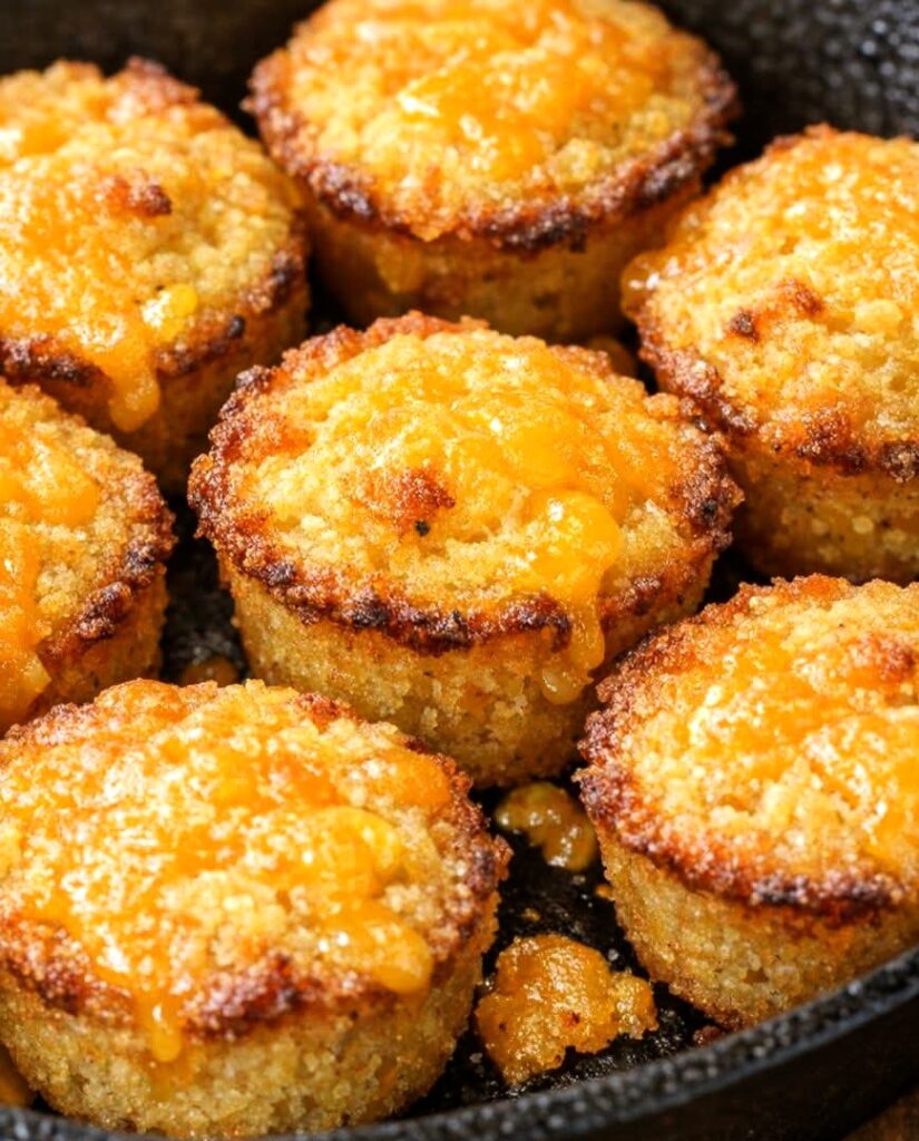 Southern Cheddar Corn Muffin Bites