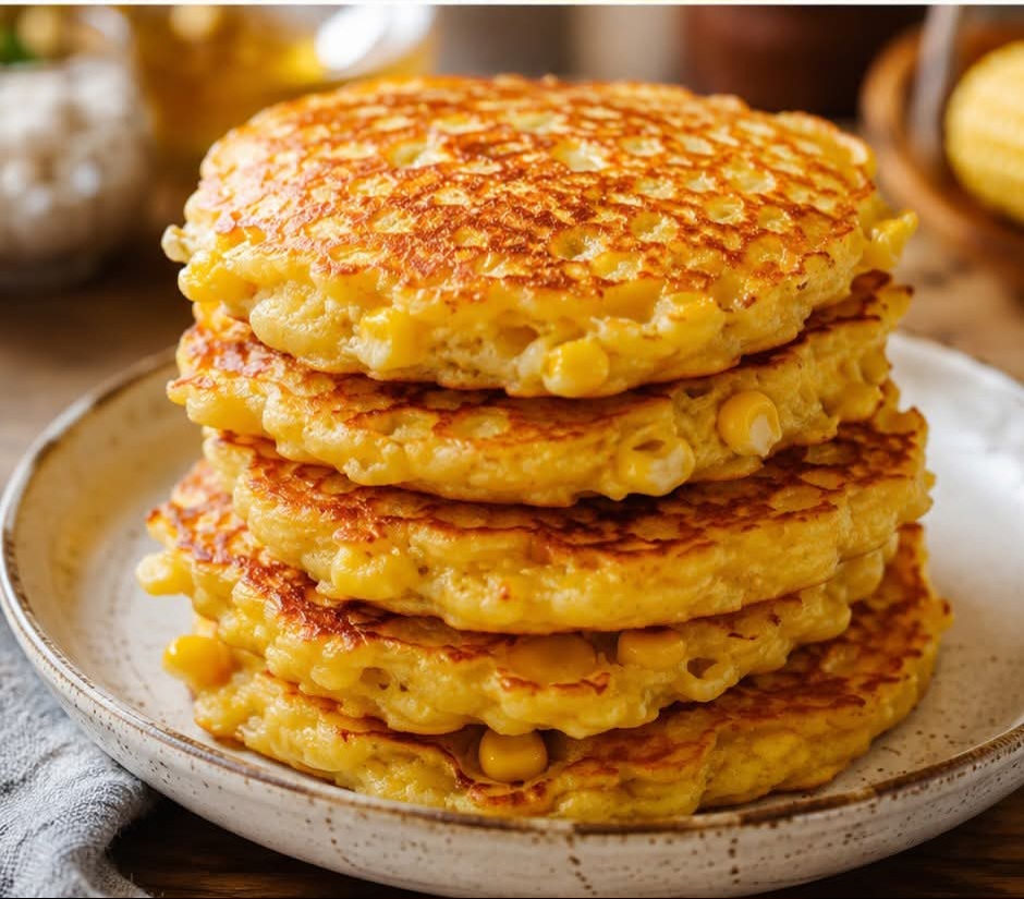 Fluffy Corn Pancakes Recipe Bread