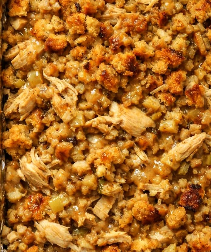 Easy 5 Ingredient Chicken and Stuffing Bake Recipe