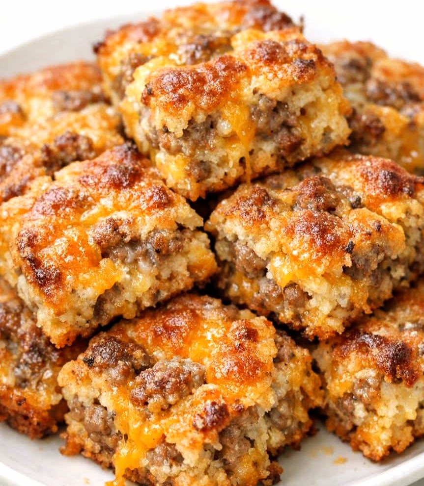 Southern Cheesy Sausage Crescent Squares Recipe