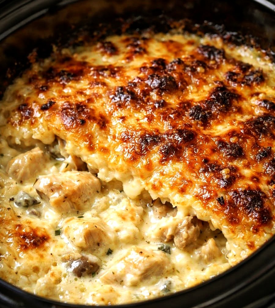 Slow Cooker Cheesy Beef Potatoes Recipe