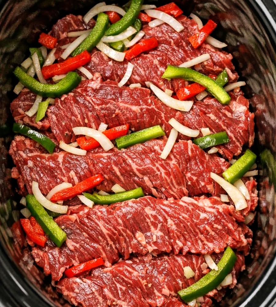 Easy Slow Cooker Fajita Beef Recipe