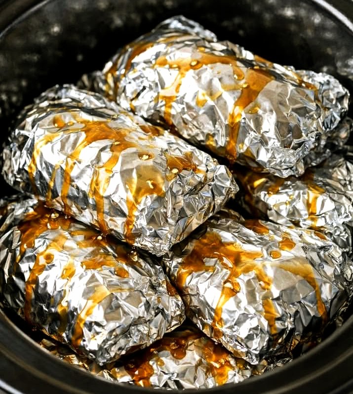 Slow Cooker Brown Sugar Chicken Packets