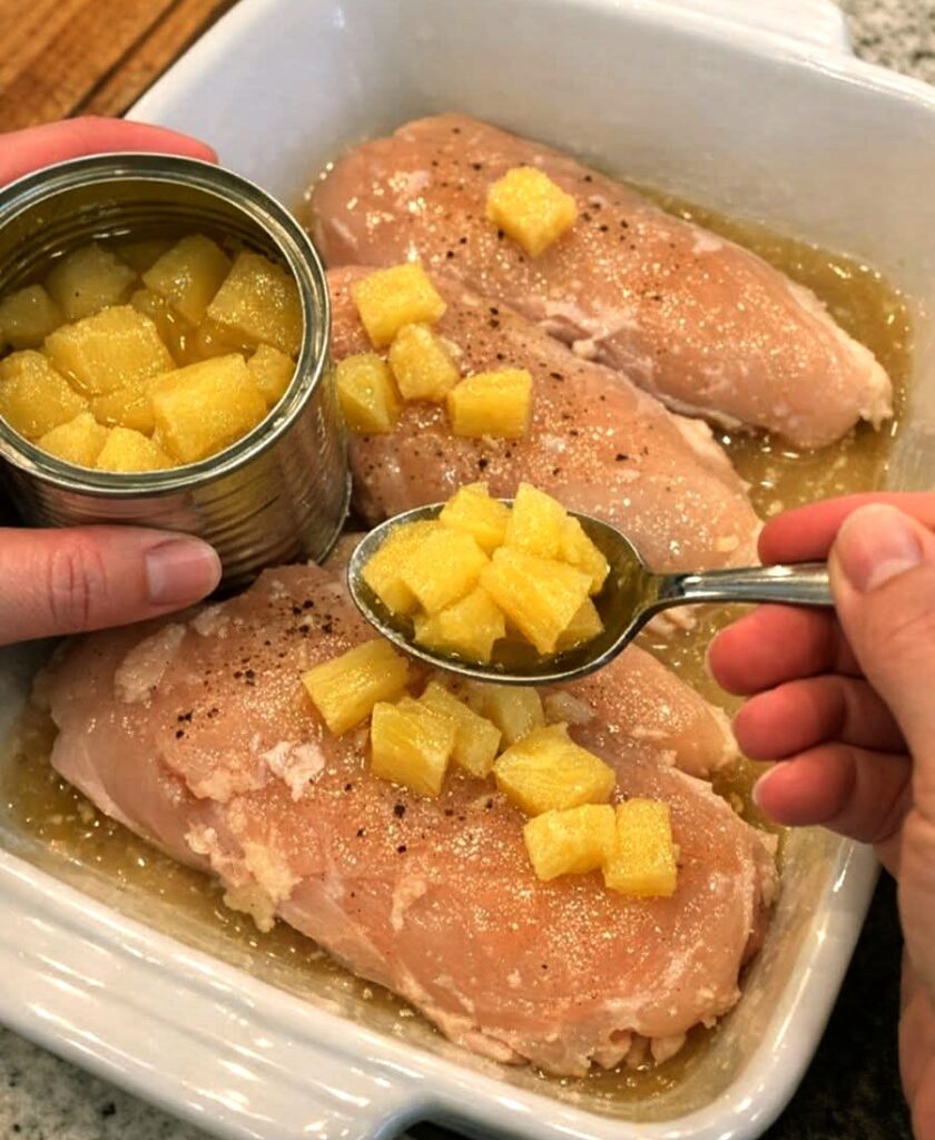 Easy Amish Pineapple Chicken Bake