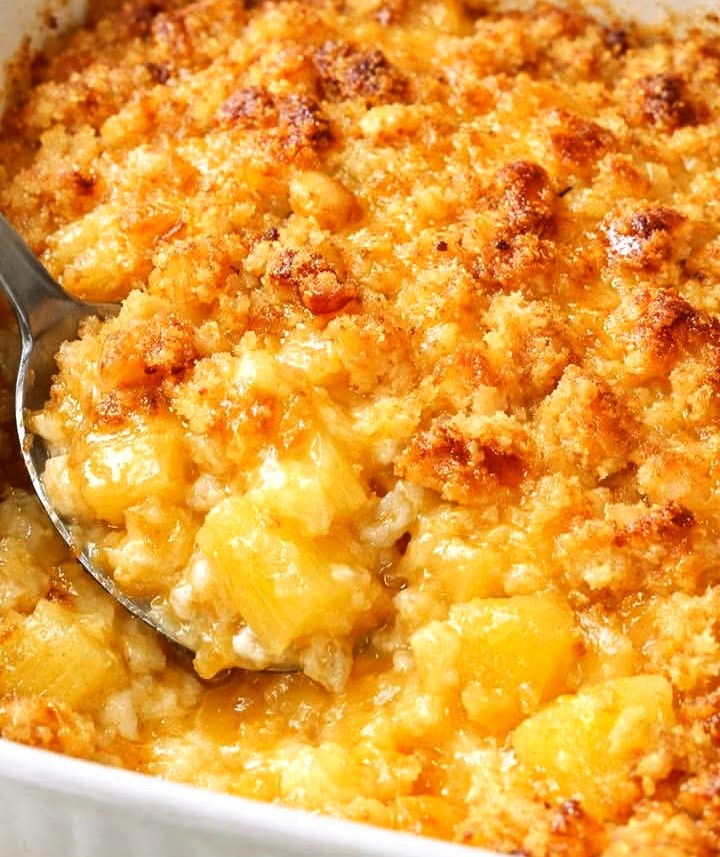 Easy Southern Pineapple Casserole Recipe