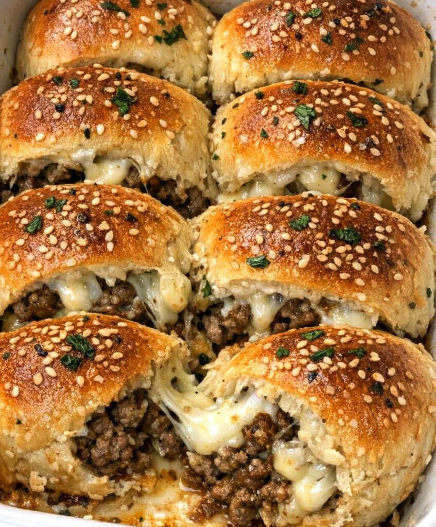 Easy Beef and Provolone Stuffed Rolls Recipe