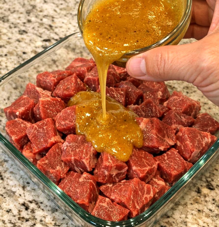 Easy Amish Honey Mustard Beef Bake
