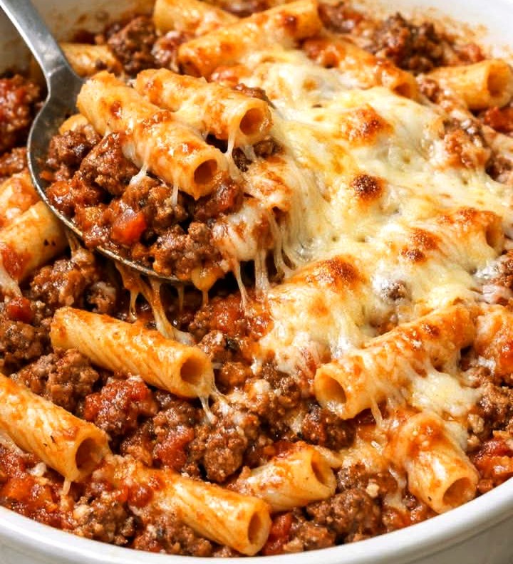 Creamy Amish Beef and Ziti Casserole Recipe