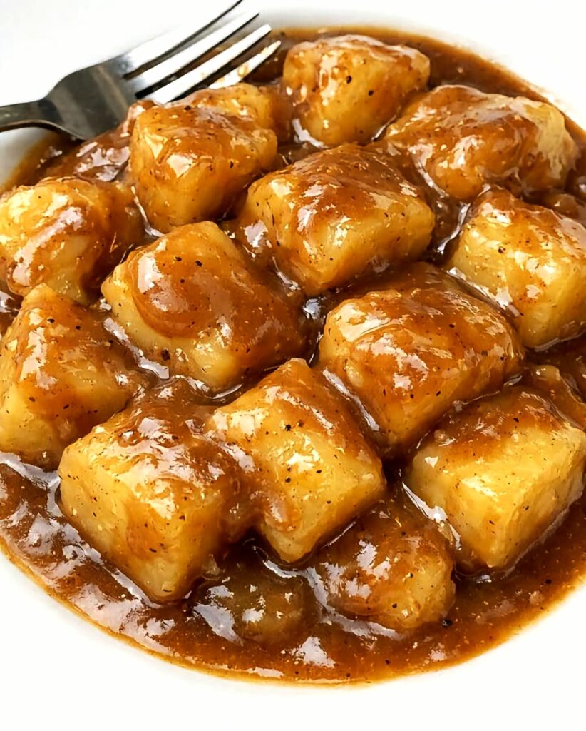 Slow Cooker Potatoes and Gravy