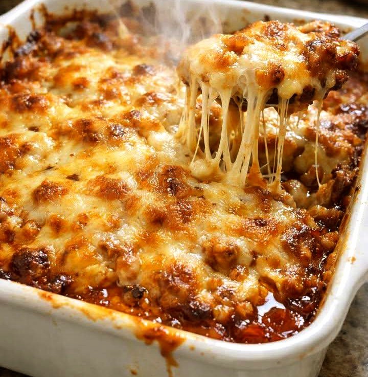 Easy 3 Ingredient Baked Bow Tie Pasta Casserole