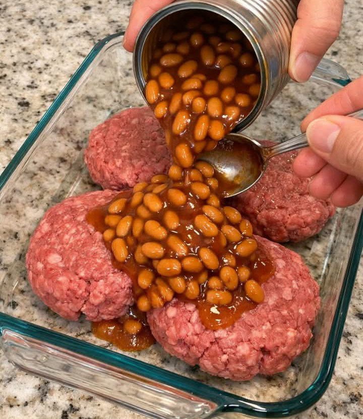 Oven Baked Amish Beef and Bean Casserole