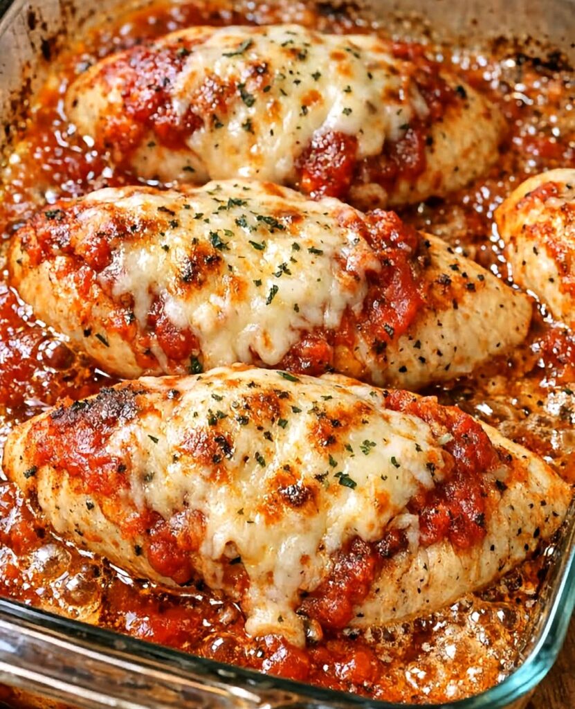Easy 3 Ingredient Italian Chicken Bake Recipe