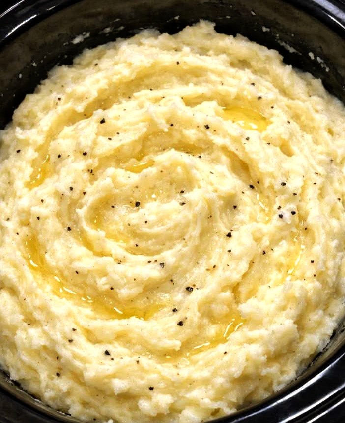 Slow Cooker Creamy Mashed Potatoes