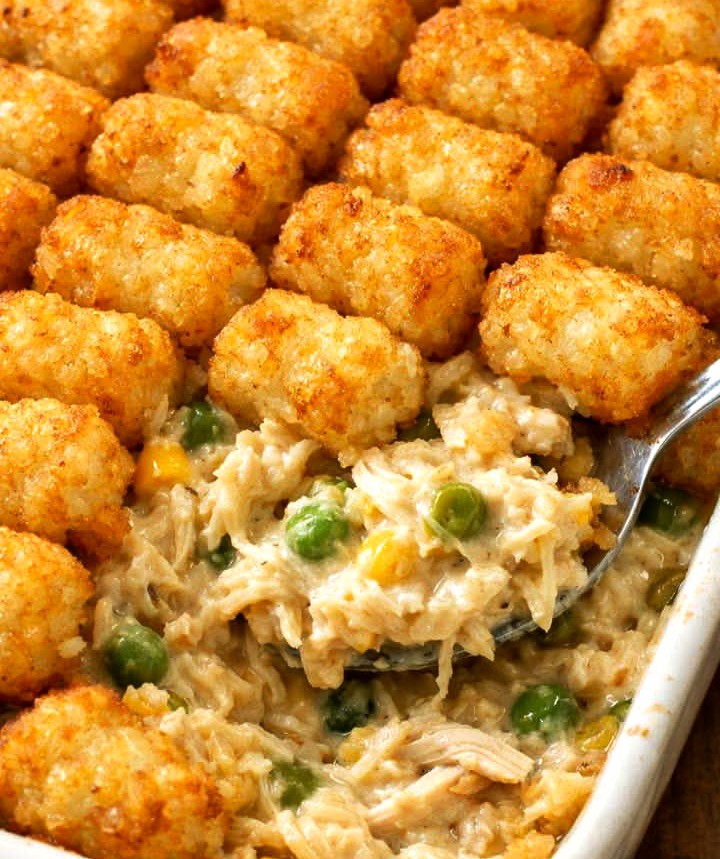 Tater Tot Chicken Casserole