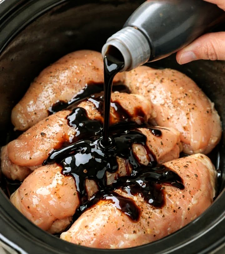 Slow Cooker Balsamic Glaze Chicken Recipe