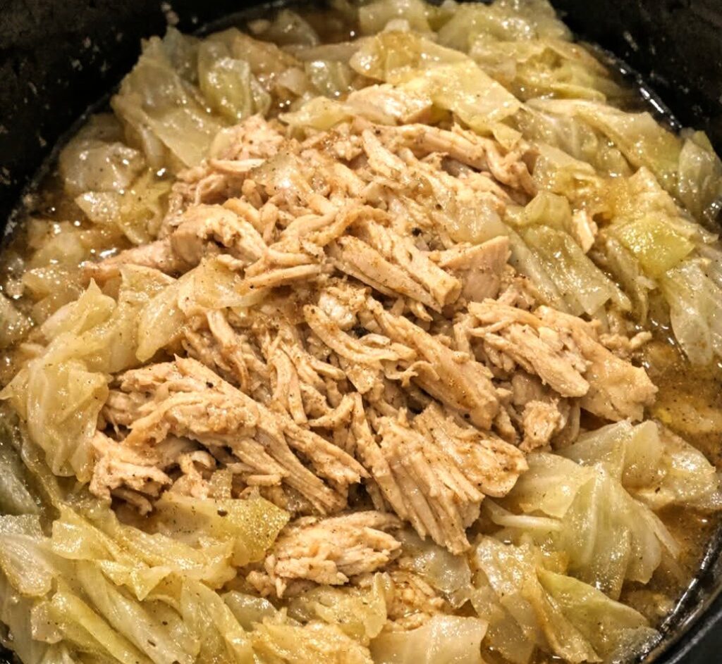 Slow Cooker Chicken and Cabbage