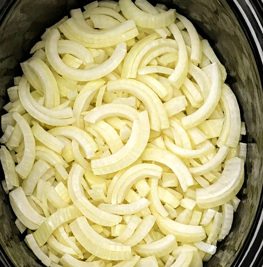 Slow Cooker Onion Gravy Chicken