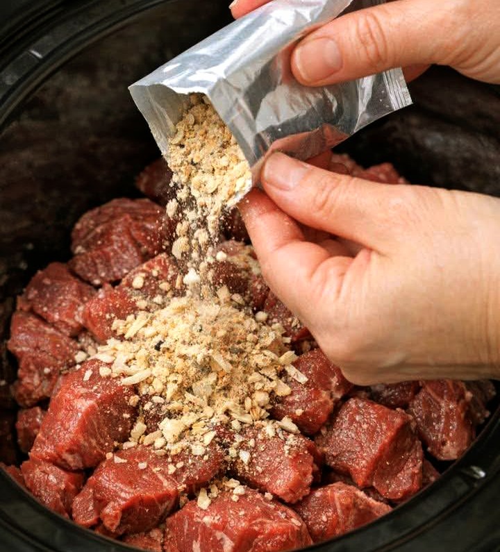 Slow Cooker Beef Tips and Gravy