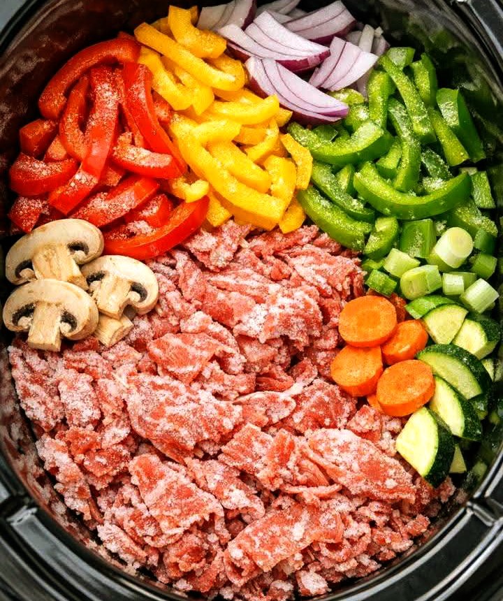 Easy Slow Cooker Shaved Beef Steak Recipe