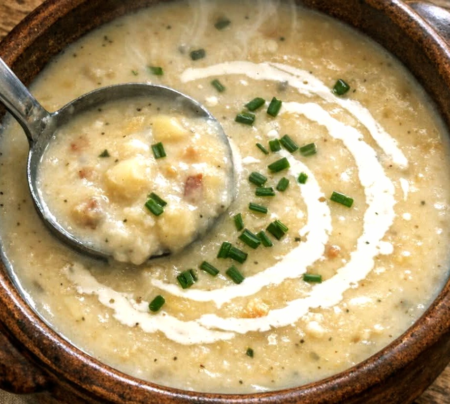 Creamy Slow Cooker Potato Soup Recipe