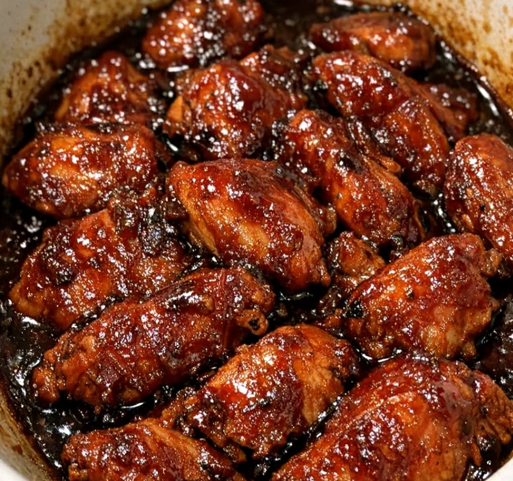 3-Ingredient Slow Cooker Amish Ketchup Chicken