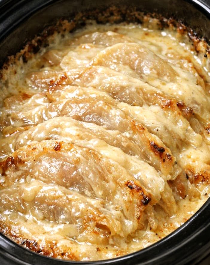 Slow Cooker Amish Potatoes