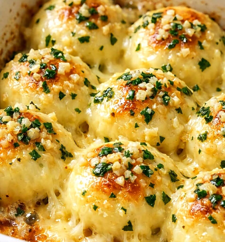 3-Ingredient Low-Carb Garlic Cheese Bombs