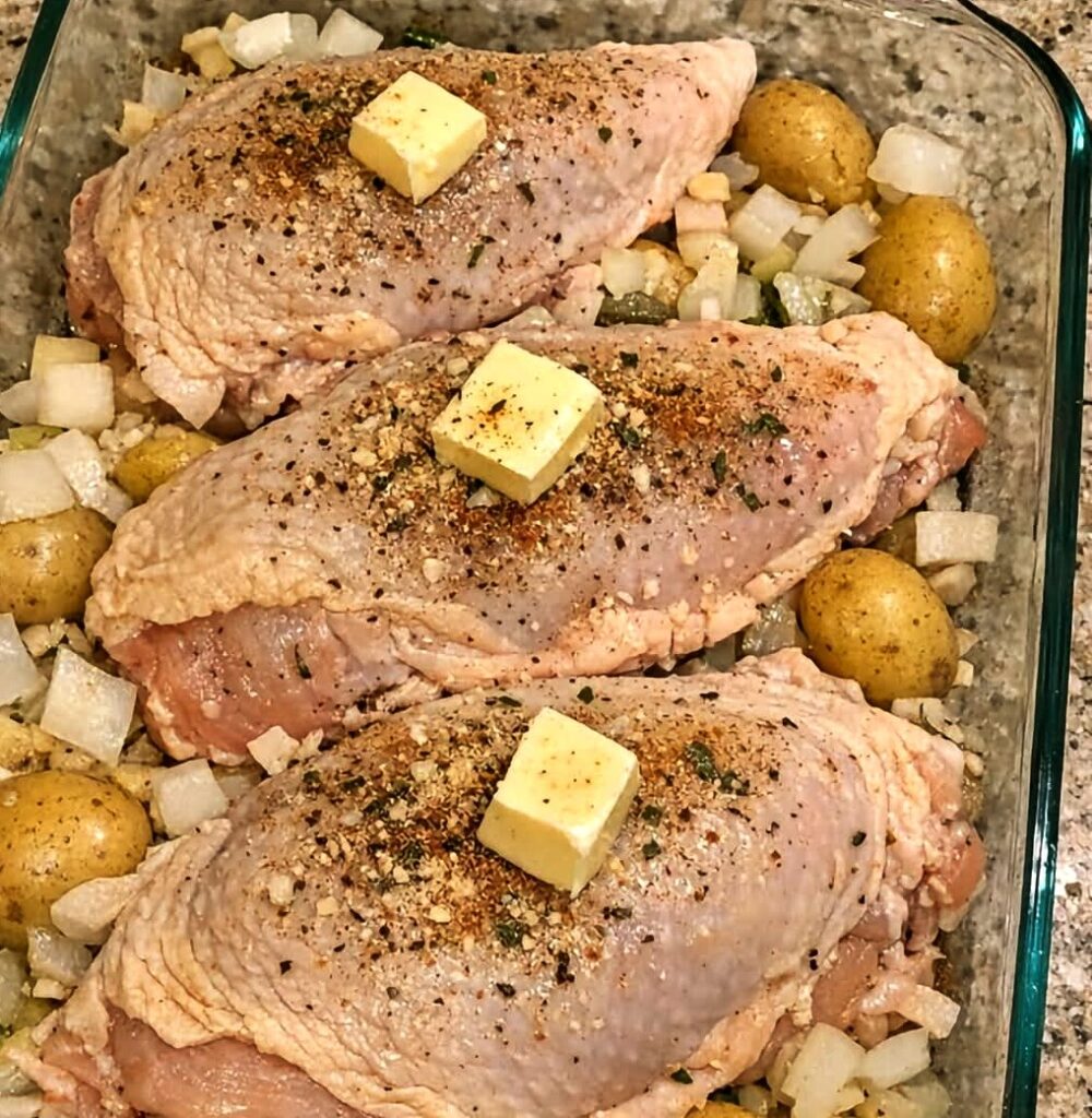 Easy 5-Ingredient Oven Baked Chicken Breasts