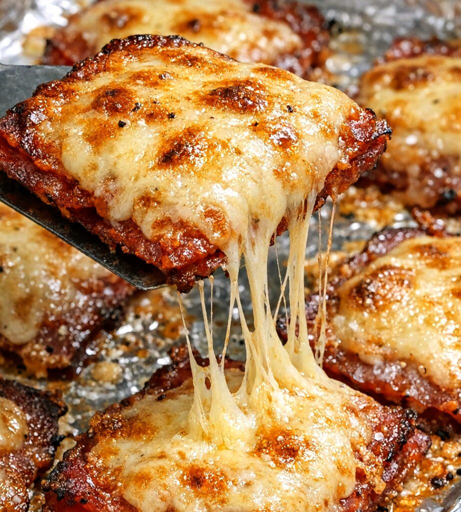 Low Carb 4-Ingredient Salami Bakes