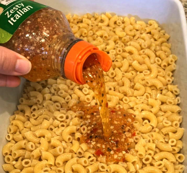 Oven Baked Zesty Italian Macaroni Casserole
