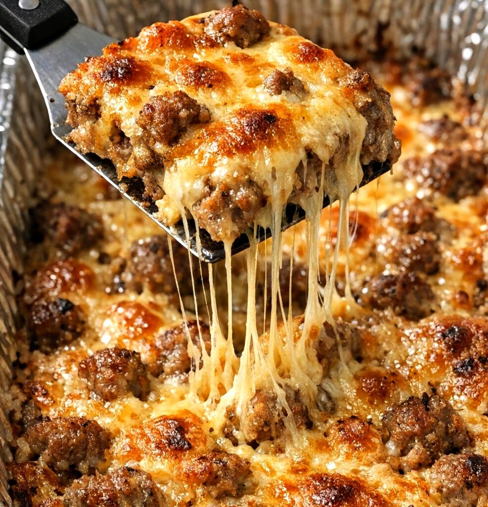 Low Carb Sausage Rockland Bake