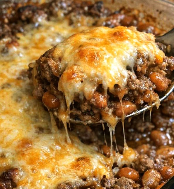 Easy Beef and Baked Bean Casserole