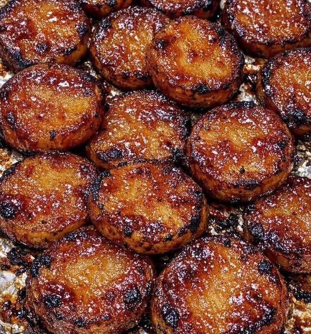 Oven Baked Ketchup Glazed Potato Bake