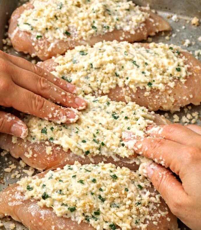 Crispy Ranch Parmesan Chicken