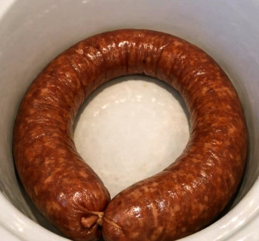 Slow Cooker Kielbasa and Sauerkraut
