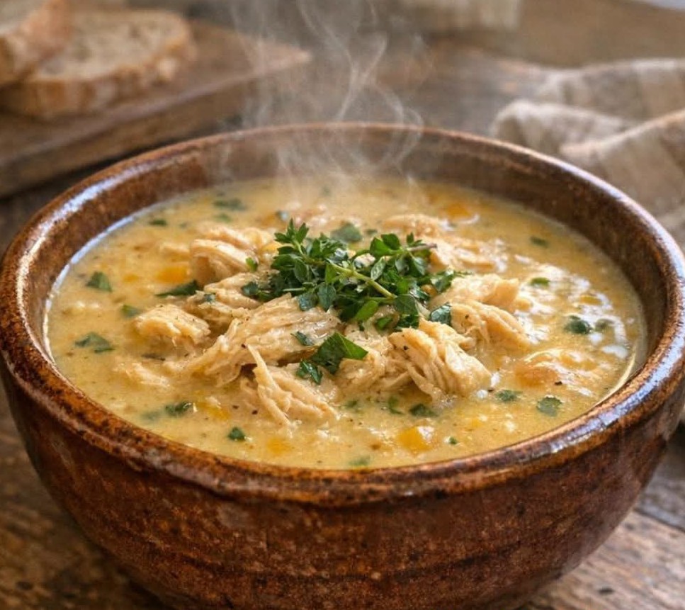 Slow Cooker Autumn Harvest Chicken Soup