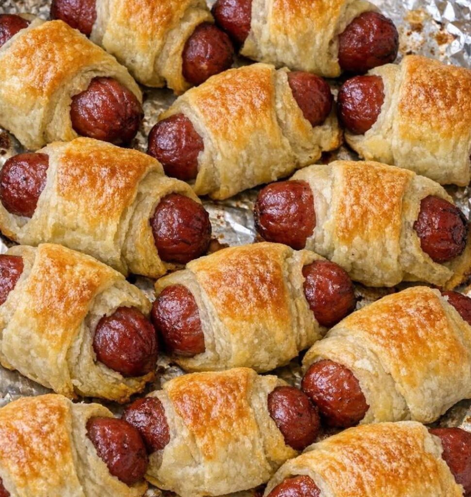 Easy 3-Ingredient Beef Sausage Roll Ups