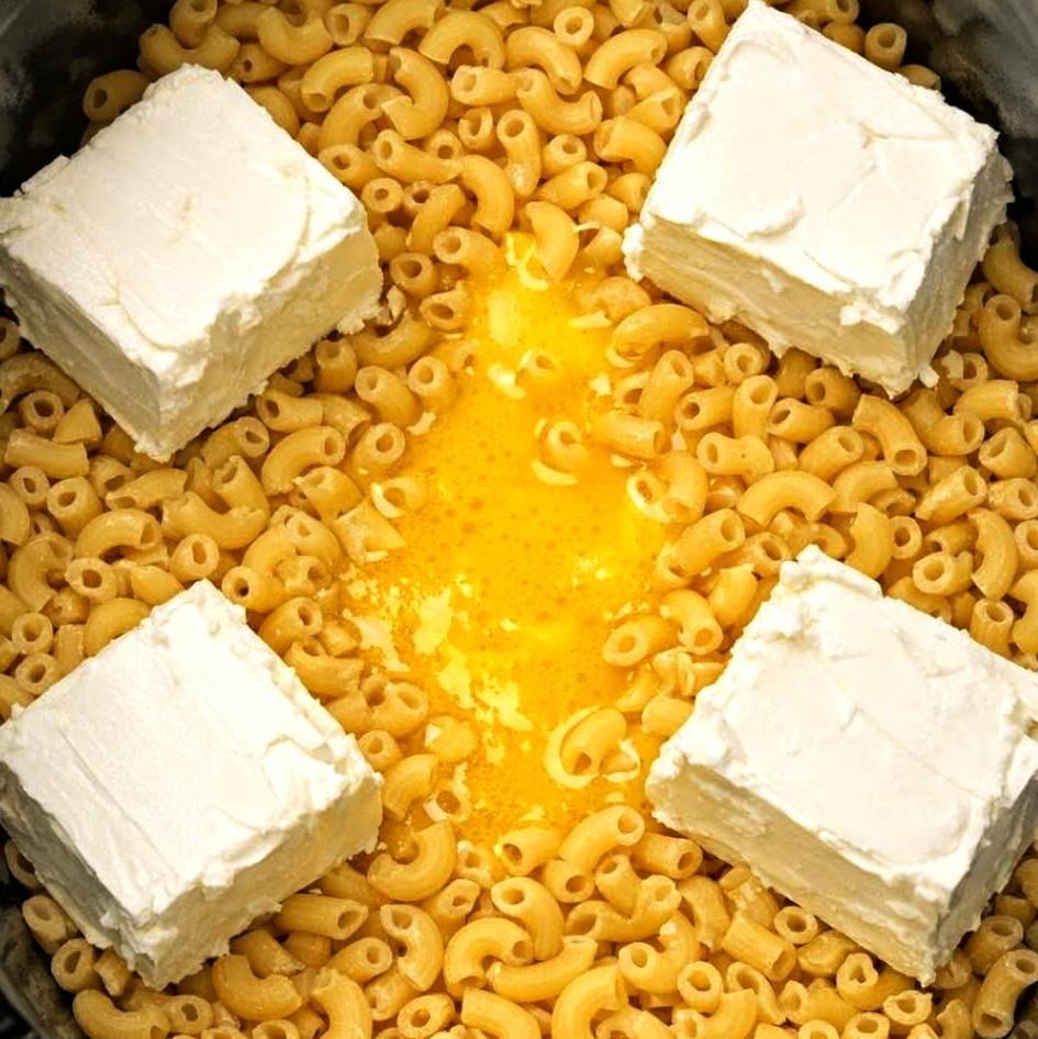 Easy 4 Ingredient Slow Cooker Mac and Cheese