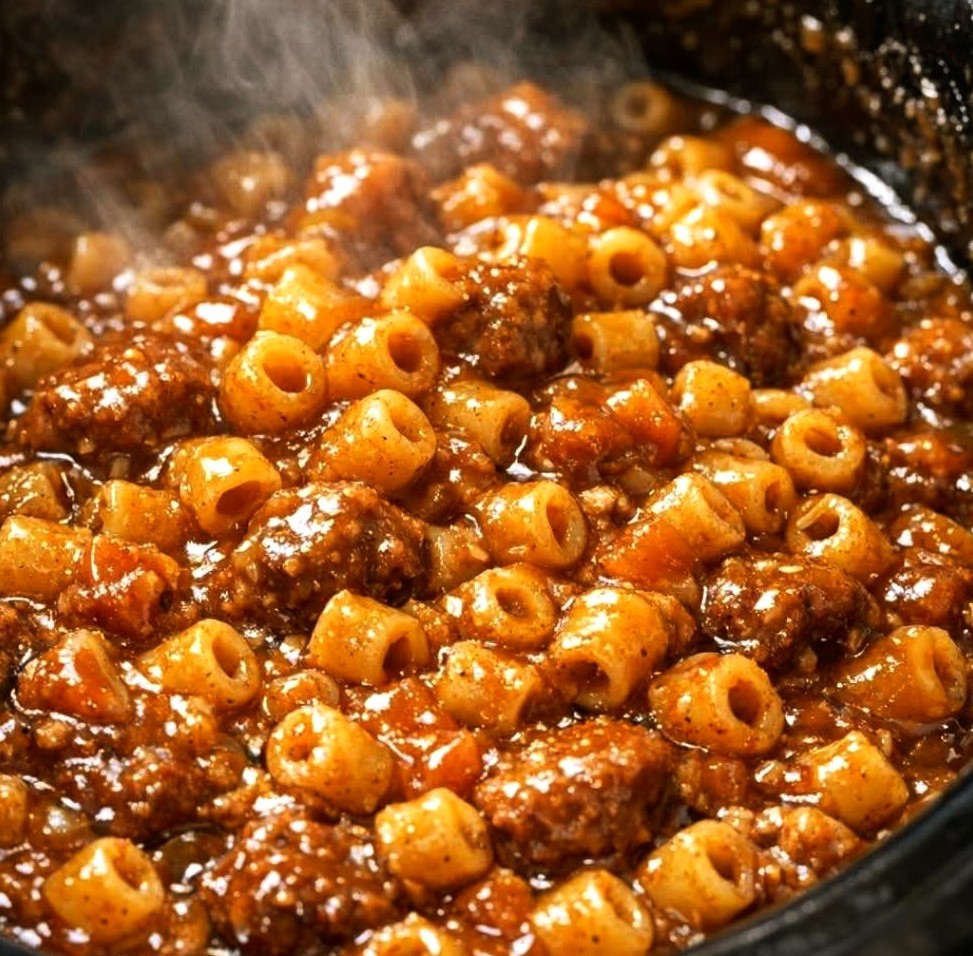 5 Ingredient Slow Cooker Ditalini