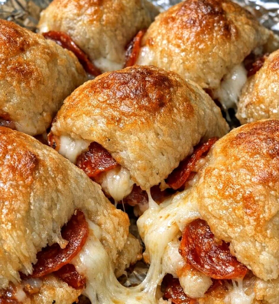 Beef Pizza Stuffed Biscuits