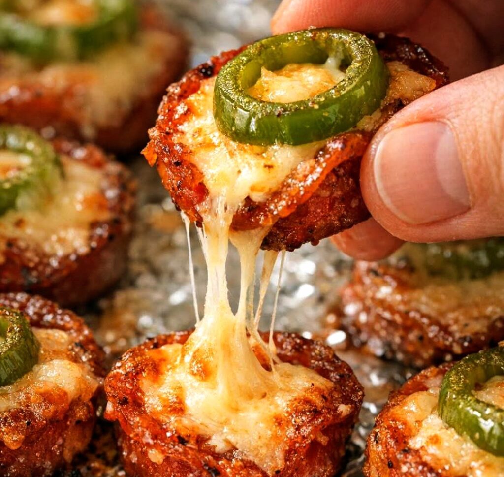 Low Carb Pepperoni Bites