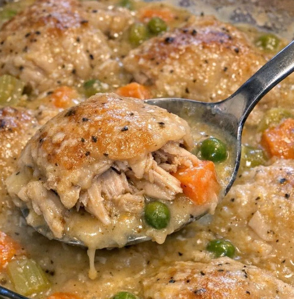 Oven Baked Chicken Fricassee