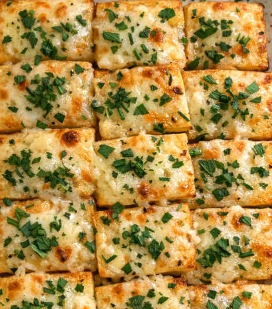 Oven Baked Muenster Herb Potato Tiles