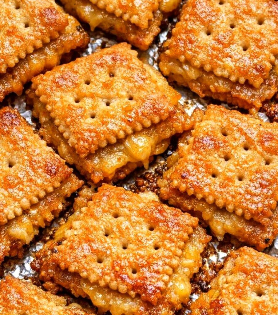 Southern 3 Ingredient Cheesy Cracker Squares